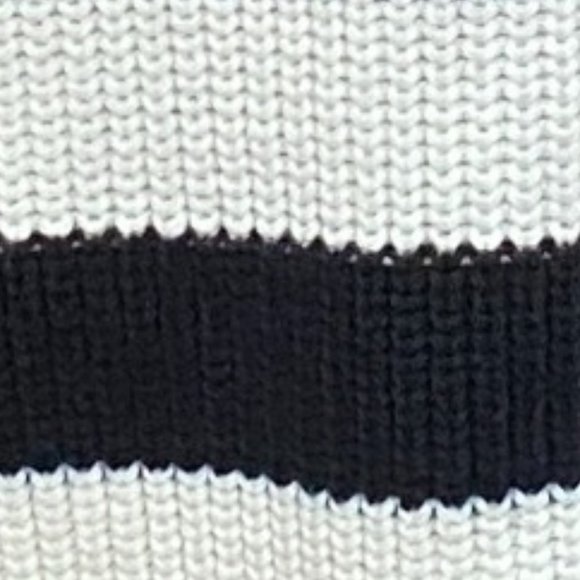 Lauren Ralph Lauren Longline Duster Cardigan Sz L Black Stripes Quiet Luxury - Picture 11 of 14